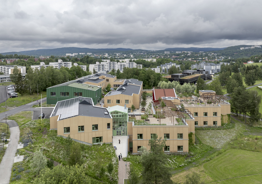 Oversiktsfoto av Furuset hageby.