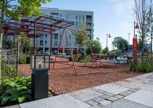 Vollebekk Torg Stenlegging