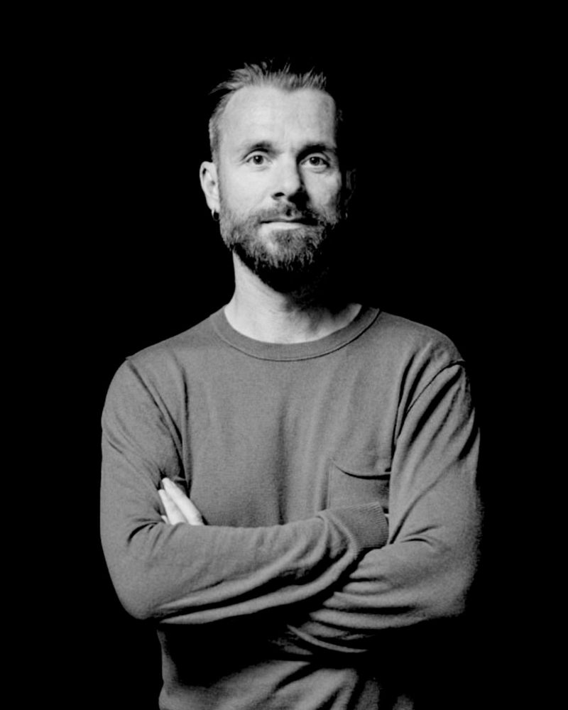 Portrett av Gisle Nataas. Svart hvitt foto.