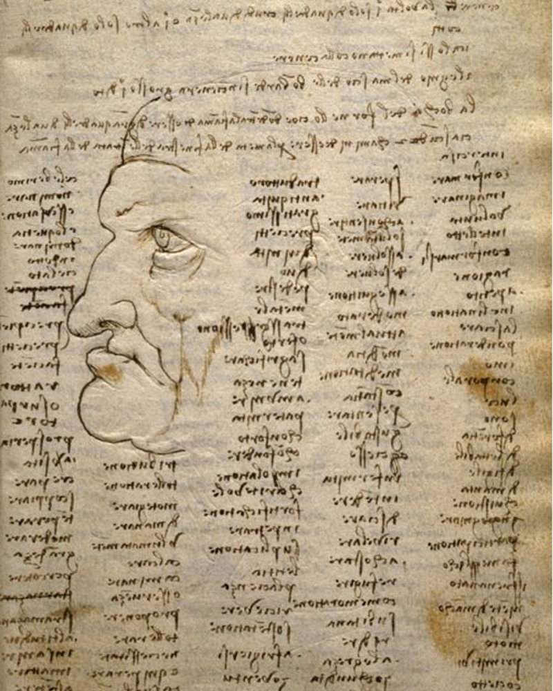 Leonardo Da Vinci, Page From The Codex Trivulzanus