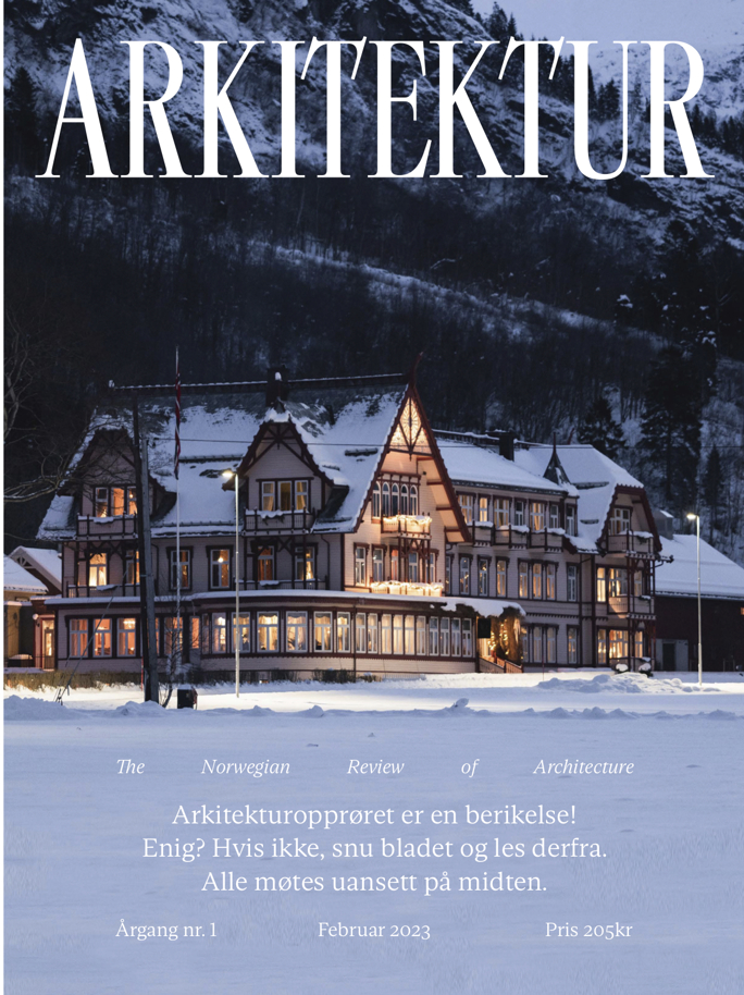 Ny forside til nye Arkitektur på papir