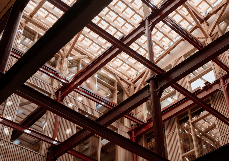 Pressens hus_Atrium Steel