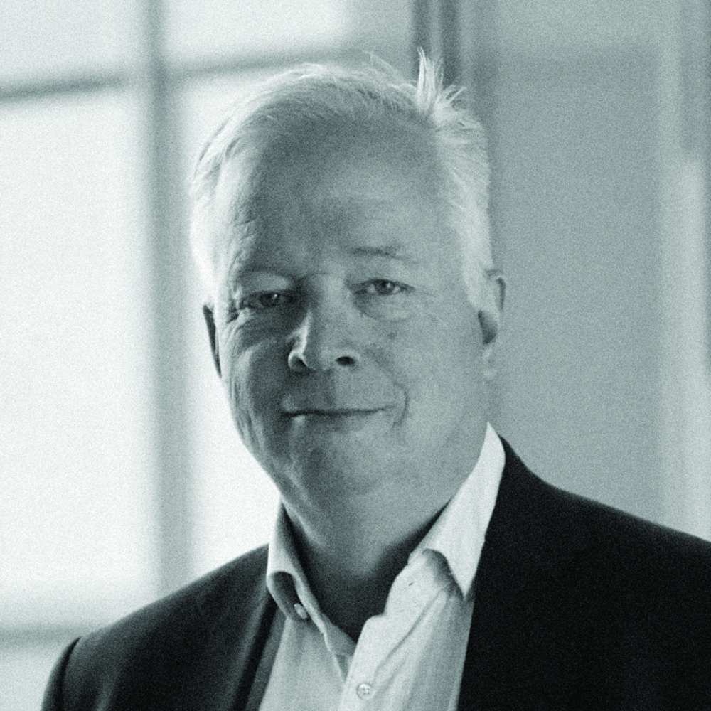 Svart hvitt portrett foto av Egil Sundet.