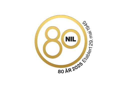 NIL logo 80 år