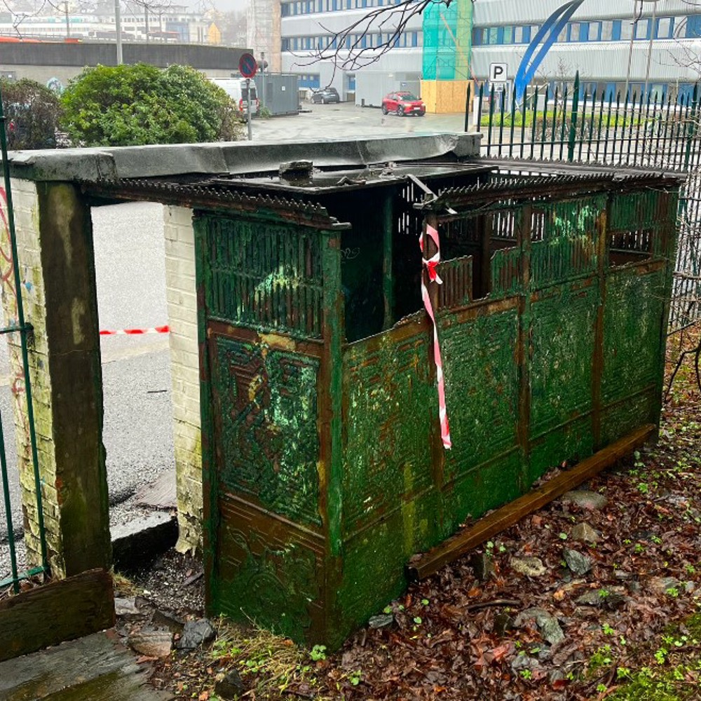 Det grønne pissoaret i Nygårdsparken i Bergen