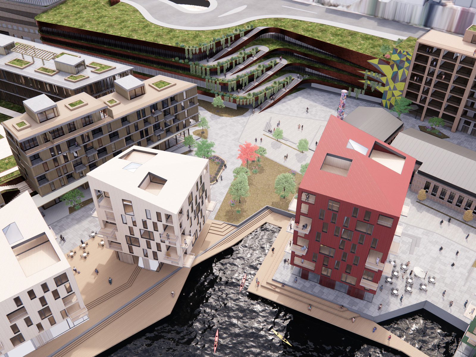 Illustrasjon av Laksevåg