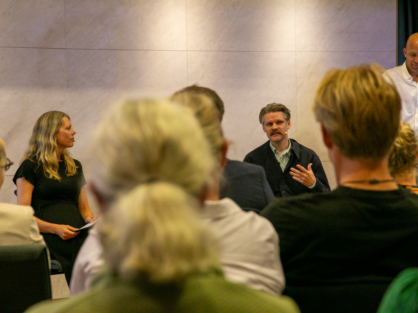 Erlend Sjåvik Gro Sandkjær Hanssen på Arendalsuka 2025