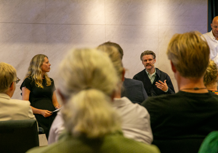 Erlend Sjåvik Gro Sandkjær Hanssen på Arendalsuka 2025