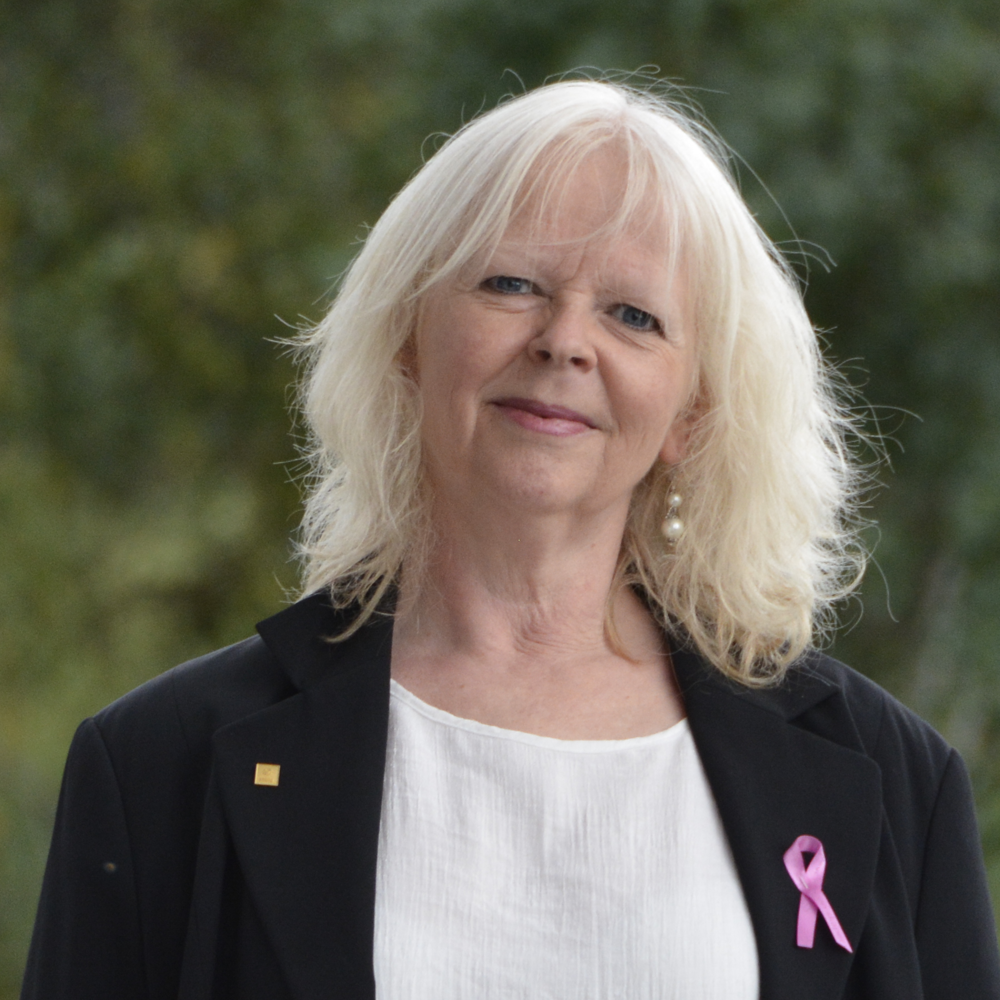 Portrett av Wenche Dramstad. Foto.