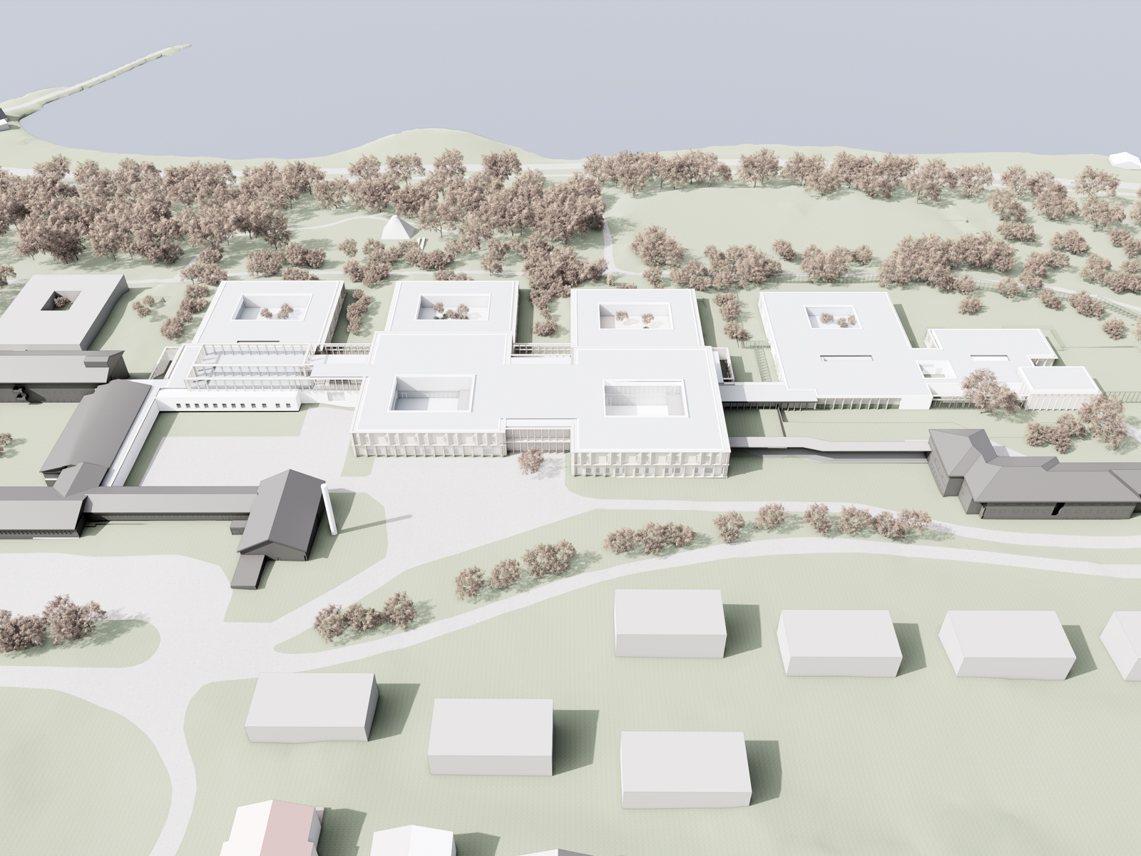 niversitetssykehuset Nord-Norge Åsgård. Illustrasjonene er fra konseptfasen.