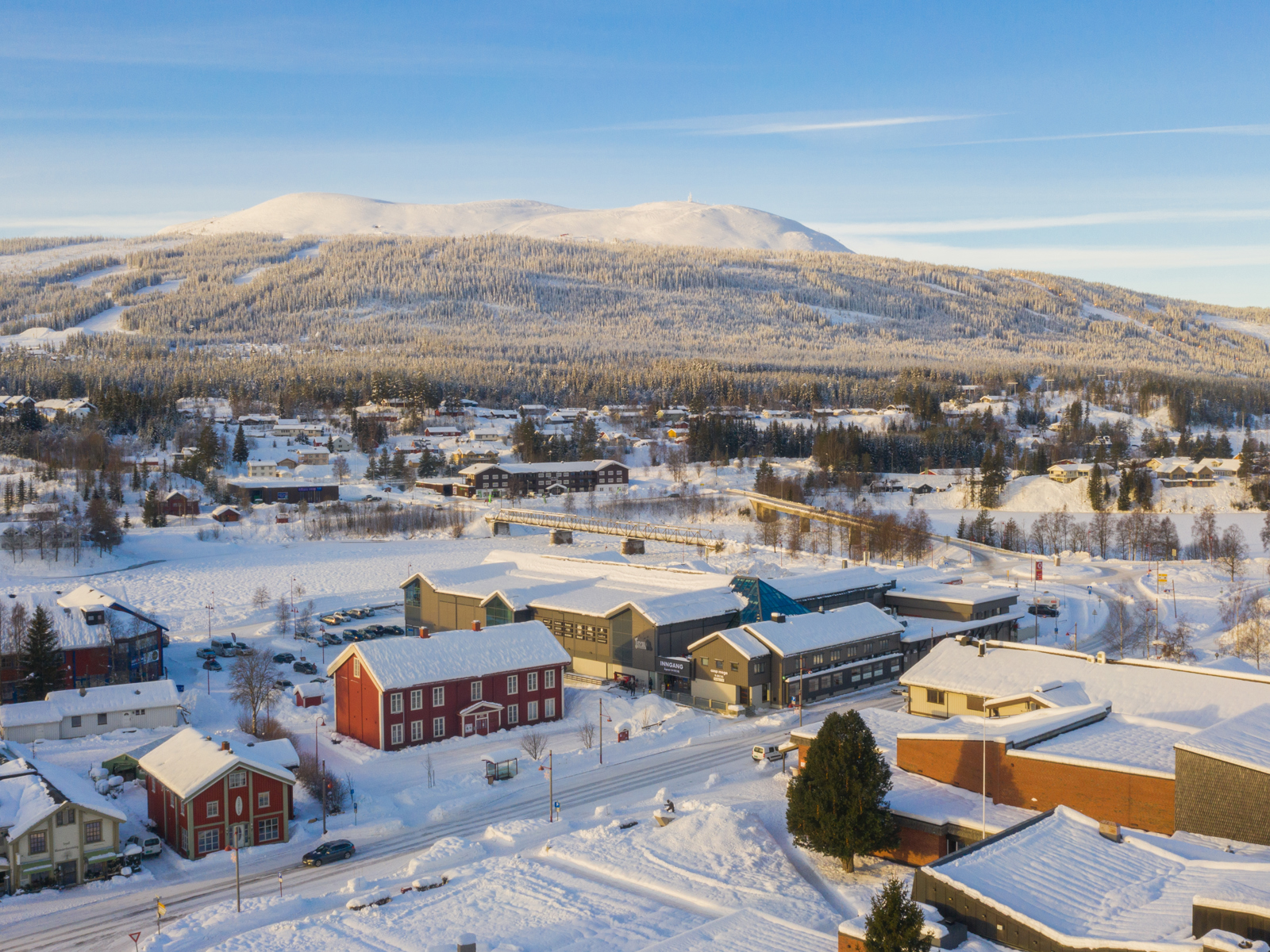 Trysil sentrum. Foto.