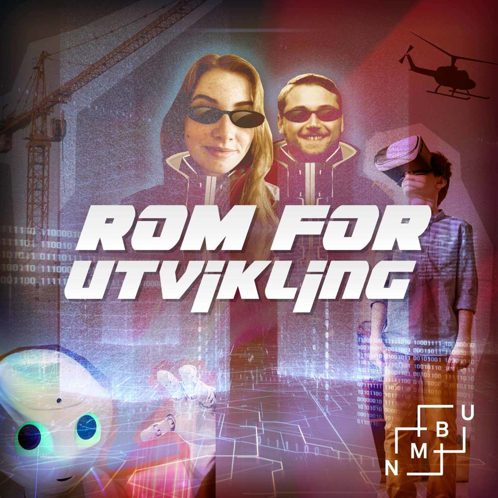 Illustrasjon til podcasten "rom for utvikling"