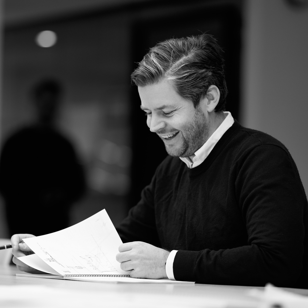 Portrettbilde av Ole Knagenhjelm Lysne, arkitekt i AFRY Architects Oslo.