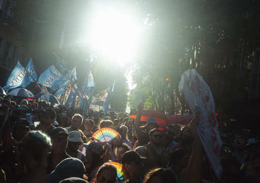 Buenos Aires. Demonstrasjon.