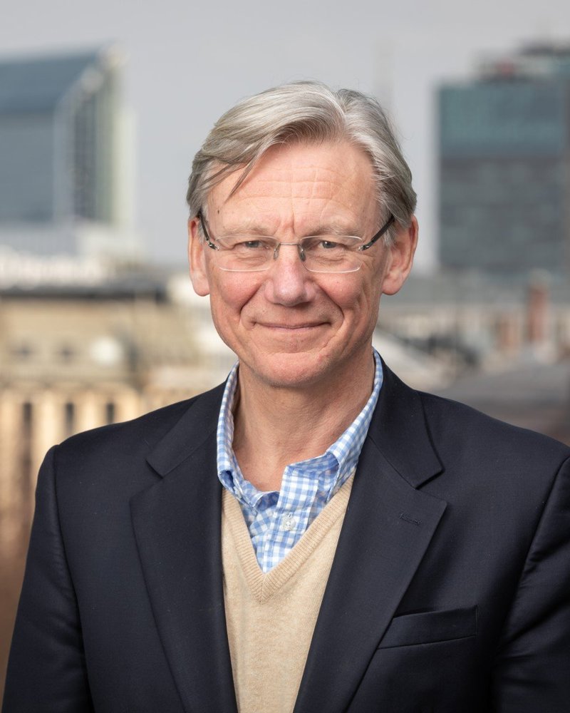 Portrett av leder i Byutviklingsutvalget i Oslo bystyret, James Stove Lorentzen (H).