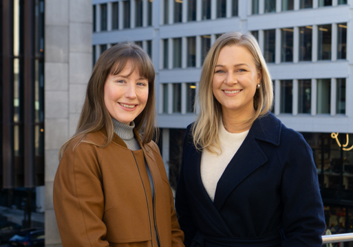 Pernille Akselsen og Marte Straalberg
