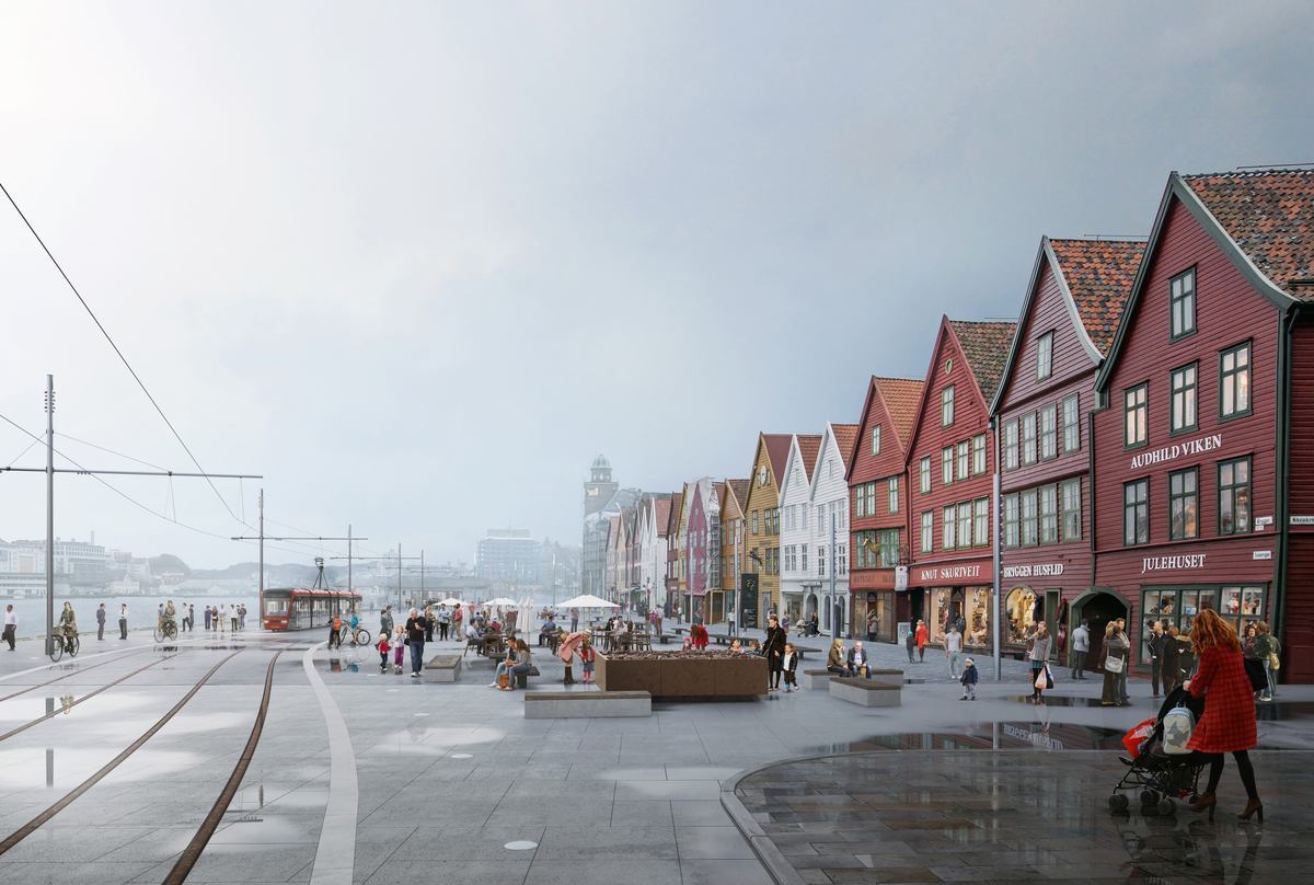 Bybanekrøll I Bergen - Arkitektur