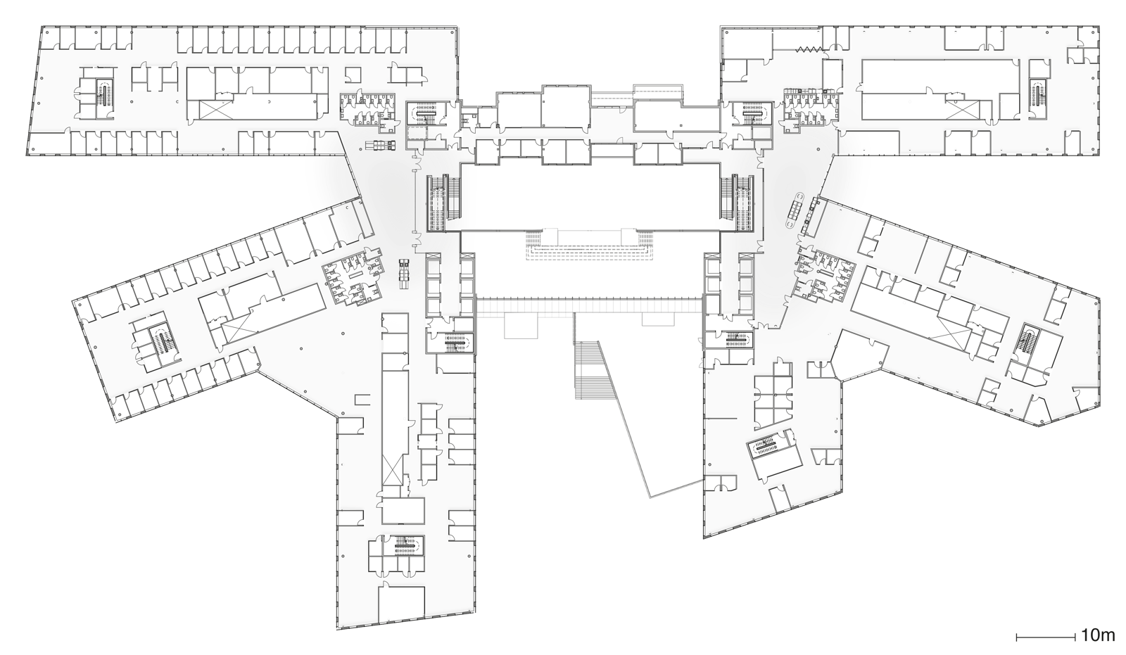 Femte etasje på construction city. Arkitekt tegning.
