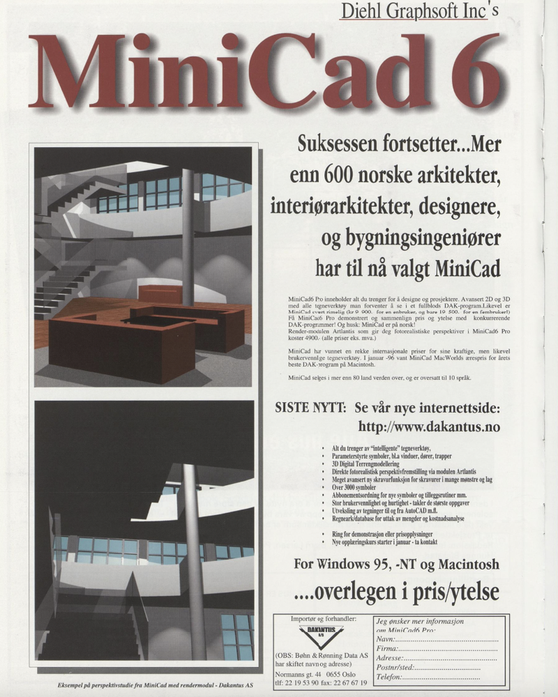Annonseside fra tidsskrift.